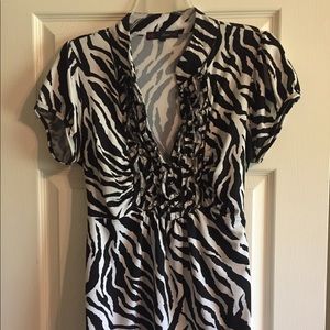 Zebra print shirt